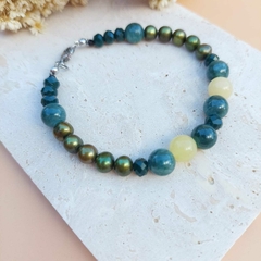 PULSEIRA JADE E ÁGATA - comprar online