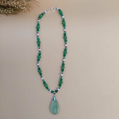 COLAR QUARTZO VERDE na internet