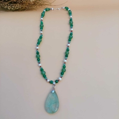 COLAR QUARTZO VERDE - comprar online
