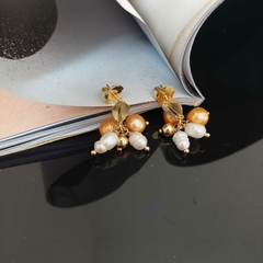 BRINCO PÉROLA LARANJA - comprar online