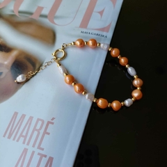 PULSEIRA PÉROLA LARANJA - comprar online