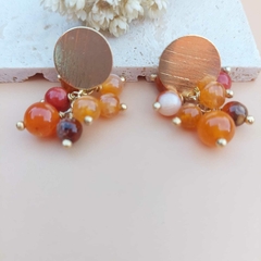 BRINCO ÁGATA LARANJA - comprar online