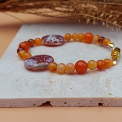 PULSEIRA ÁGATA LARANJA