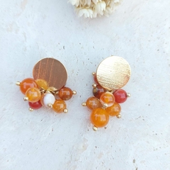 BRINCO ÁGATA LARANJA