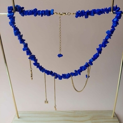 COLAR HOWLITA ROXA PINGENTE BORBOLETA - Primajoia