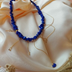 COLAR HOWLITA ROXA PINGENTE LUZ - Primajoia