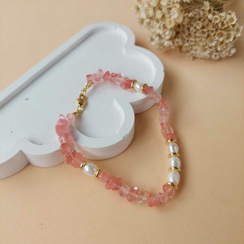 PULSEIRA QUARTZO ROSA