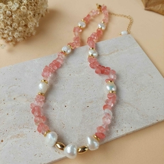 COLAR QUARTZO ROSA na internet