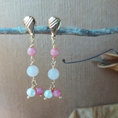 BRINCO PÉROLA E CALCEDÔNIA - comprar online