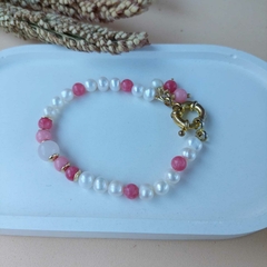 PULSEIRA PÉROLA E CALCEDÔNIA - Primajoia