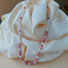 COLAR PÉROLA E CALCEDÔNIA na internet