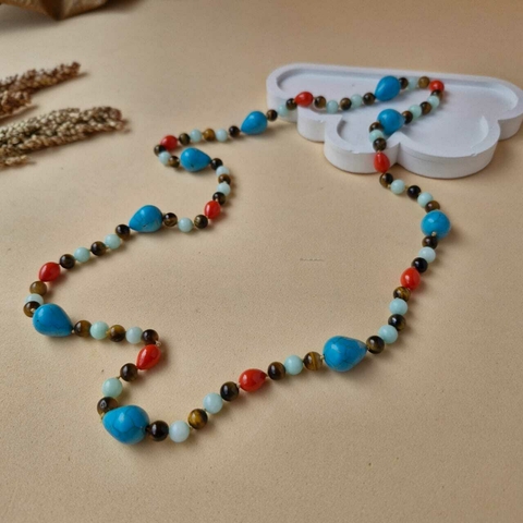 COLAR HOWLITA TURQUESA