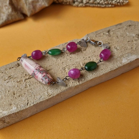 PULSEIRA ÁGATA ROSA