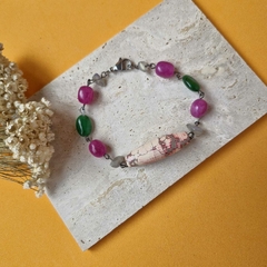 PULSEIRA ÁGATA ROSA - comprar online