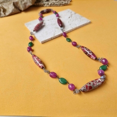 COLAR ÁGATA ROSA - comprar online