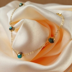 PULSEIRA OURO E CRISTAL - comprar online