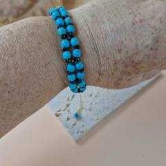 PULSEIRA HOWLITA E CRISTAL - comprar online