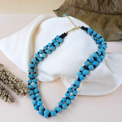 COLAR HOWLITA E CRISTAL - loja online