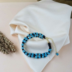 Imagem do PULSEIRA HOWLITA E CRISTAL