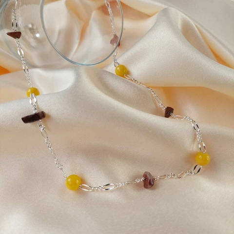 COLAR MURANO E JASPE