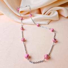 COLAR HOWLITA ROSA