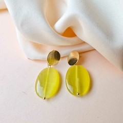 BRINCO ÁGATA AMARELA - comprar online