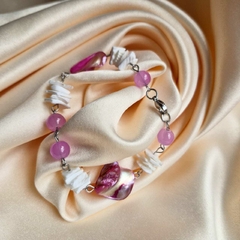 PULSEIRA MADREPÉROLA ROSA - comprar online