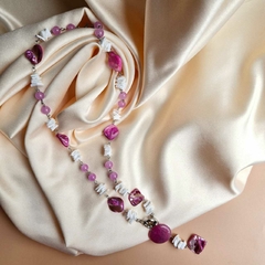 COLAR MADREPÉROLA ROSA - comprar online