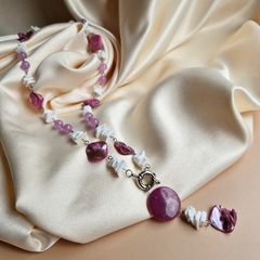 COLAR MADREPÉROLA ROSA na internet