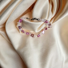 PULSEIRA JASPE ROSA - comprar online