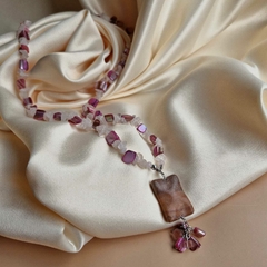 COLAR JASPE ROSA - comprar online