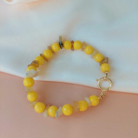 PULSEIRA MURANO AMARELO