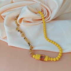 COLAR MURANO AMARELO - comprar online
