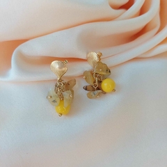 BRINCO MURANO AMARELO