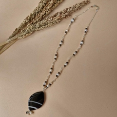 COLAR CRISTAL E PÉROLA - comprar online