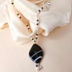 COLAR CRISTAL E PÉROLA na internet