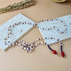 COLAR GRAVATINHA PÉROLAS