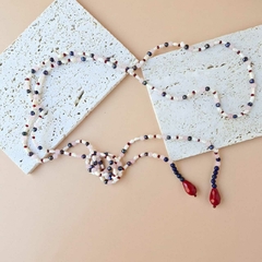 COLAR GRAVATINHA PÉROLAS - Primajoia