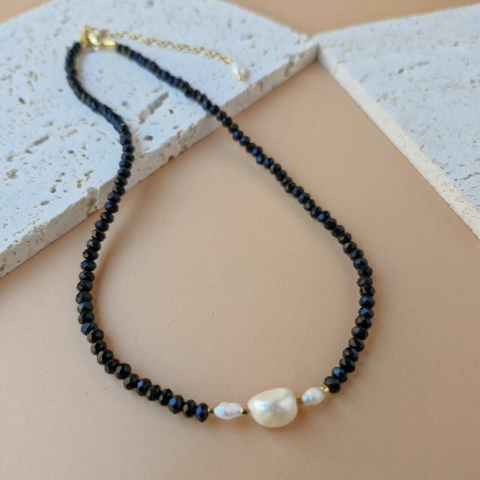 CHOKER CRISTAL PRETO