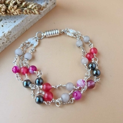 PULSEIRA HEMATITA E JADE - loja online