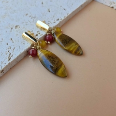 BRINCO OLHO DE TIGRE - Primajoia