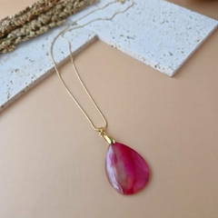 COLAR AGATA PINK