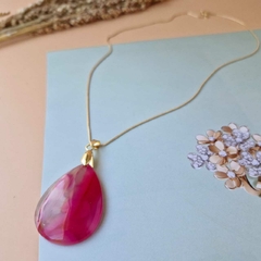 COLAR AGATA PINK na internet