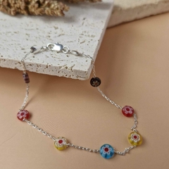 PULSEIRA VIDRO COLORIDO - Primajoia