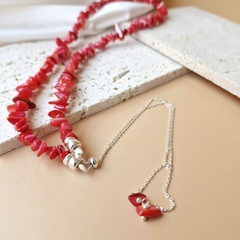 VENDIDO-COLAR MADREPERÓLA VERMELHA na internet