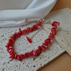 PULSEIRA MADREPÉROLA VERMELHA - Primajoia