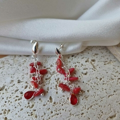 BRINCO MADREPÉROLA VERMELHA - Primajoia