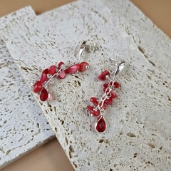 BRINCO MADREPÉROLA VERMELHA - loja online