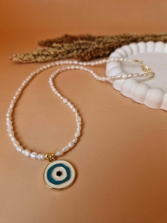 COLAR PERÓLA ARROZ - Primajoia