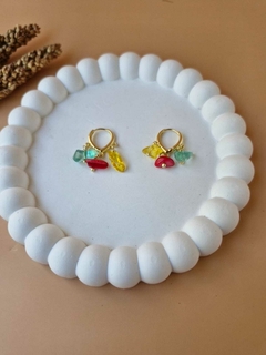 BRINCO COLORIDO CASCALHO - Primajoia